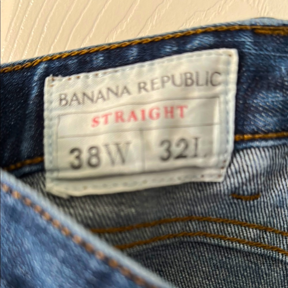 Banana Republic Men's Straight Jeans - Blue